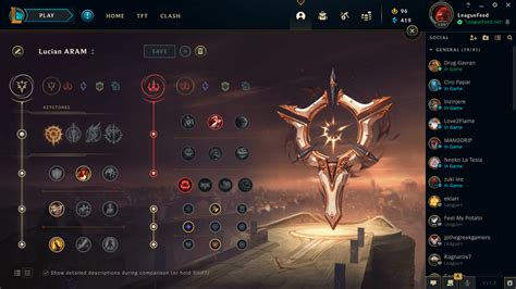 lucian on aram build.